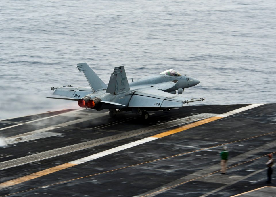 USS Nimitz conducts flight operations. (9067642773)
