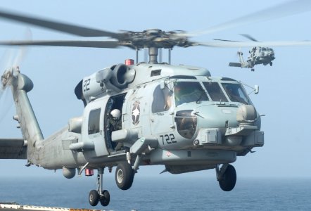 USS Nimitz conducts flight operations. (9135085335)