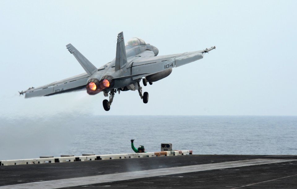 USS Nimitz conducts flight operations. (9067636909)