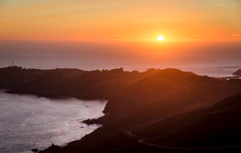 Adventure road sunrise