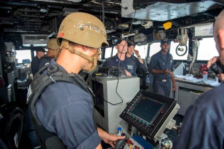 USS Normandy (CG 60) deployment 150913-N-ZY039-193