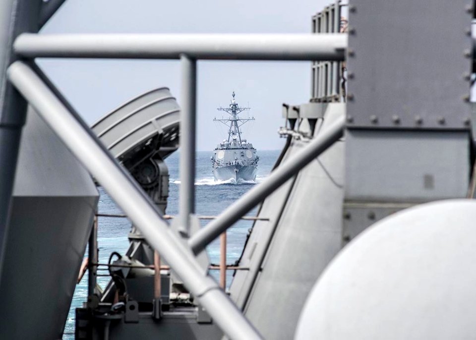 USS Normandy (CG 60) deployment 150321-N-ZY039-092