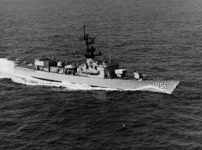 USS O'Callahan (DE-1051) underway off Oahu on 6 September 1972