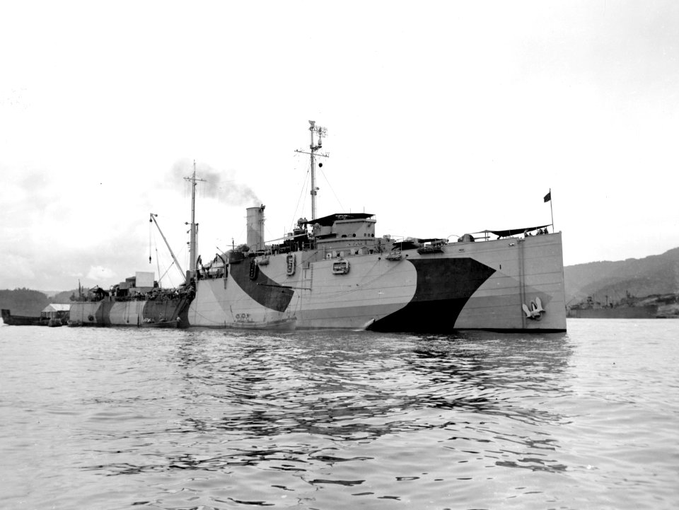 USS Oglala (ARG-1) in the Pacific c1944