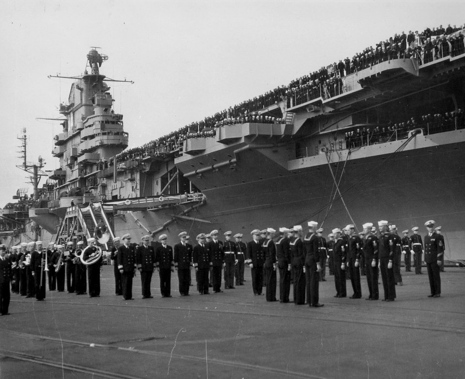 USS Oriskany CV-34 commissioning 1950