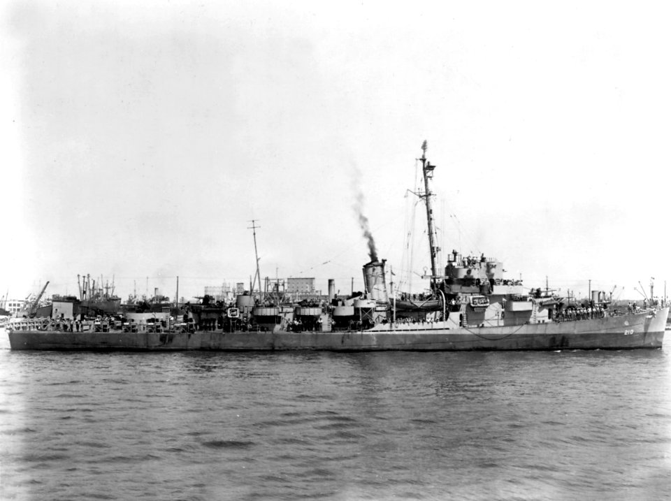 USS Otter (DE-210) on 28 May 1944