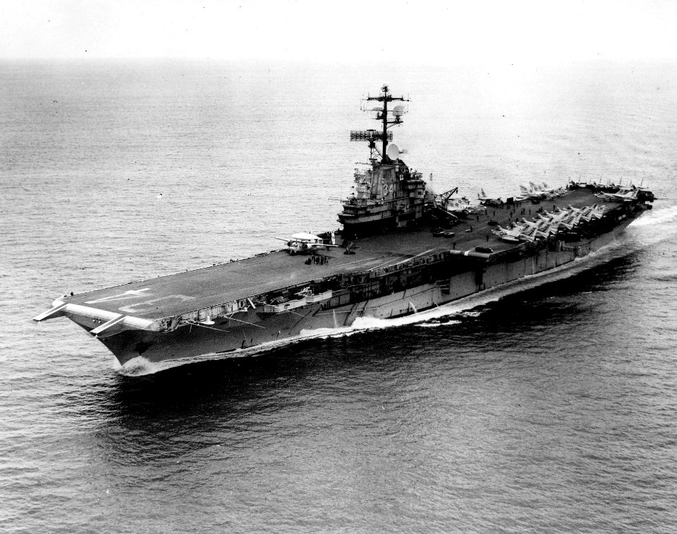 USS Oriskany (CVA-34) off Vietnam 1972