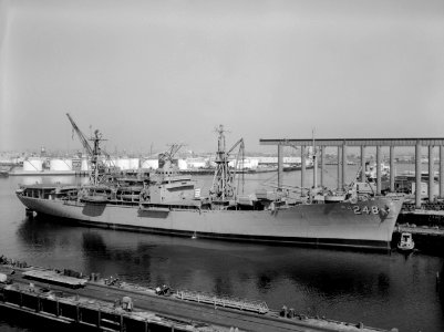 USS Paul Revere (APA-248) in 1958