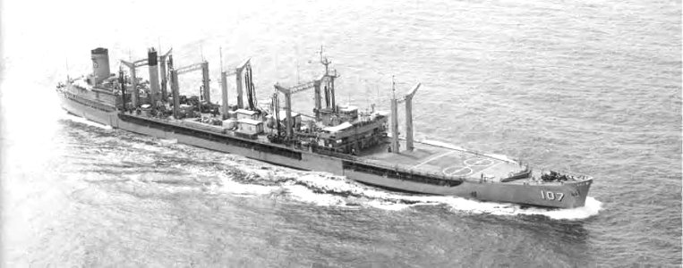 USS Passumpsic (AO-107) after jumboization