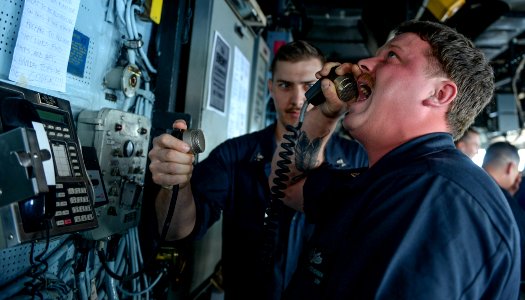 USS Peleliu conducts replenishment at sea 140624-N-ZF681-163