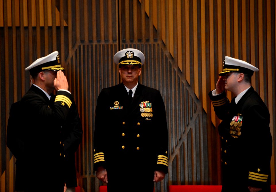 USS Pennsylvania (Gold) change of command 150417-N-VZ328-123