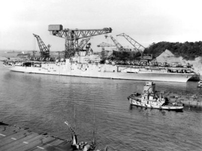 USS Philippine Sea (CV-47) at Yokosuka February 1951