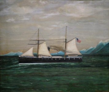 USS Pinta by F. E. Fowler, 1886, Sheldon Jackson Museum