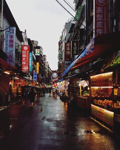 Night fair tamsui district food