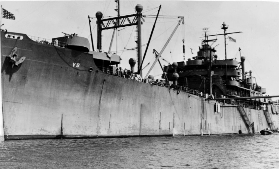 USS Pocomoke (AV-9), circa in 1943 (NH 43514)