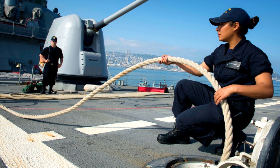 USS Porter in Haifa, April 2016. 160415-N-FQ994-171 (26437056801)