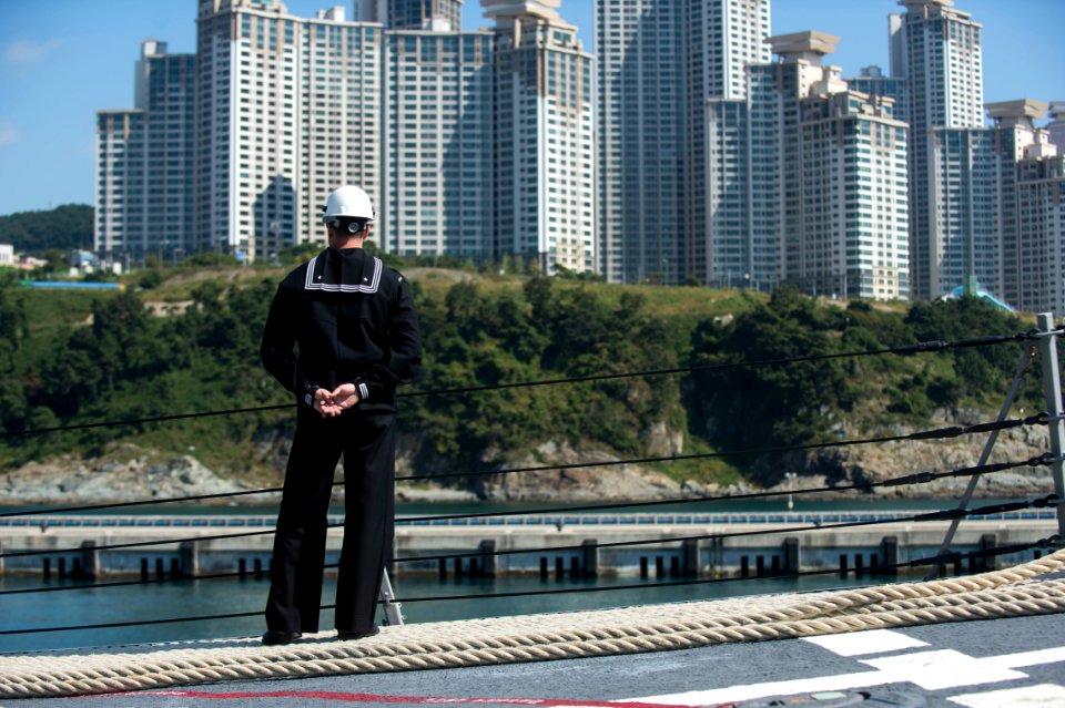 USS Preble at Busan, South Korea 131004-N-TX154-428