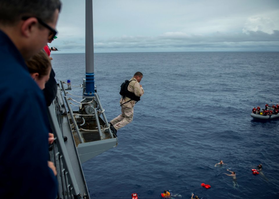 USS Preble swim call 130809-N-HI414-224