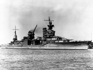 USS Portland (CA-33) at Pearl Harbor 1942