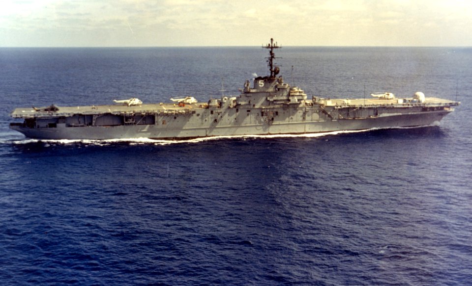 USS Princeton (LPH-5) Apollo 10 1969