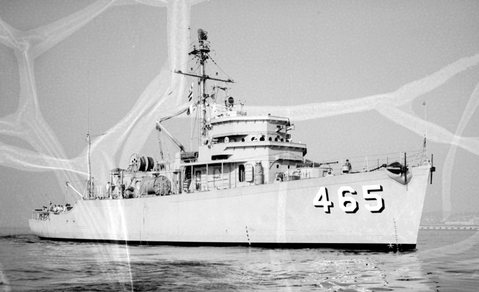 USS Prestige (MSO-465) in July 1954