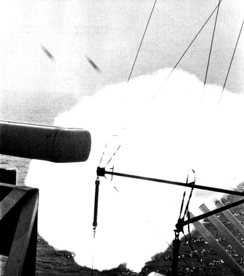 USS Providence (CLG-6) shelling Vietnam c1967