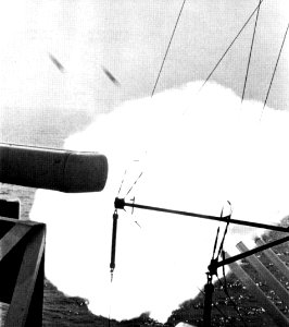 USS Providence (CLG-6) shelling Vietnam c1967