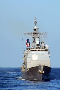 USS Princeton at sea
