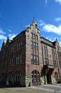 Building north sea town hall square photo