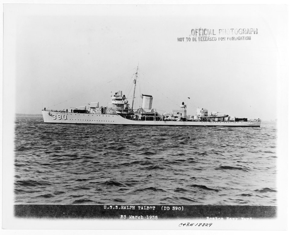 USS Ralph Talbot (DD-390) - 19-N-18829