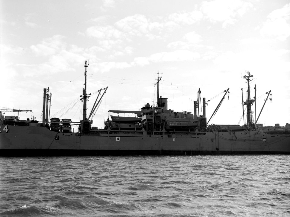 USS Randall (APA-224) on 10 November 1953 (7575068)