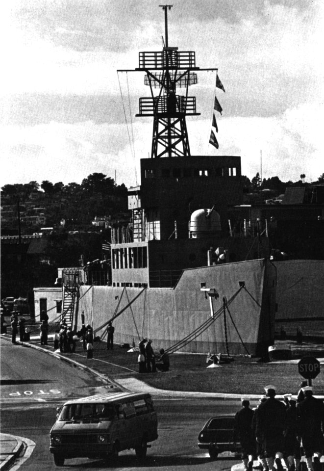 USS Recruit (TFFG-1) at San Diego c1985