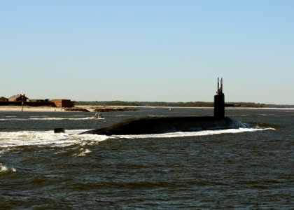 USS Rhode Island rear view