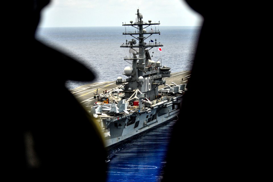 USS Ronald Reagan at aea 140721-N-BQ948-317