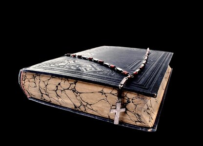 Book close up psalm