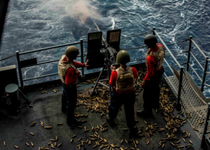 USS Ronald Reagan live-fire exercise 151111-N-IN729-414