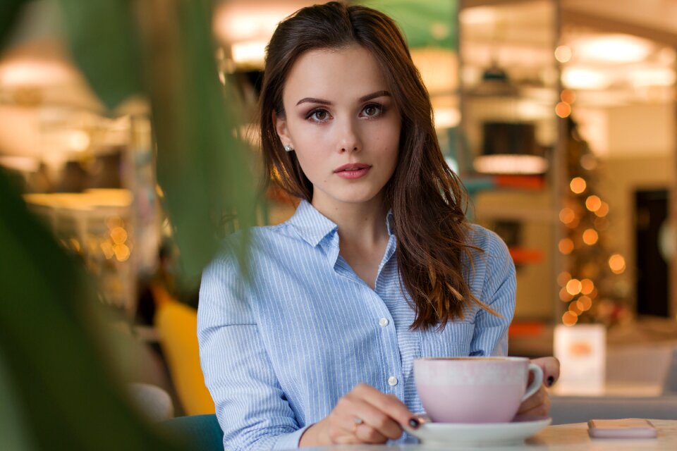 People coffee portrait