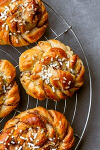 Brioche cinnamon dessert