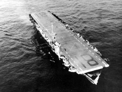 USS Rudyerd Bay (CVE-81) underway in 1944