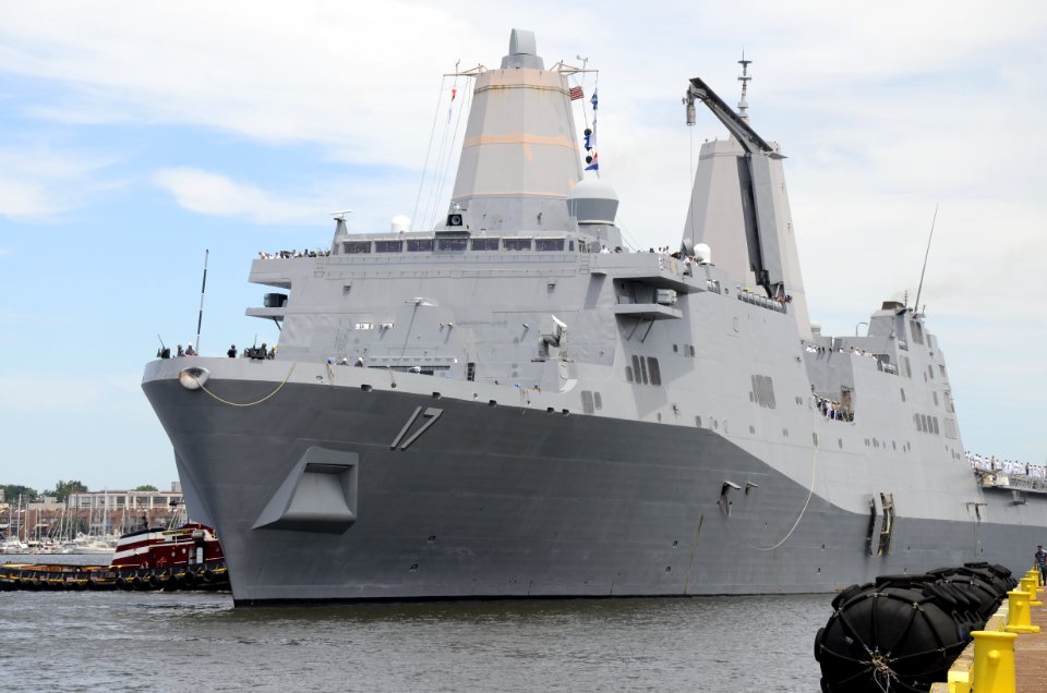 USS San Antonio in Baltimore 120613-N-CG900-006