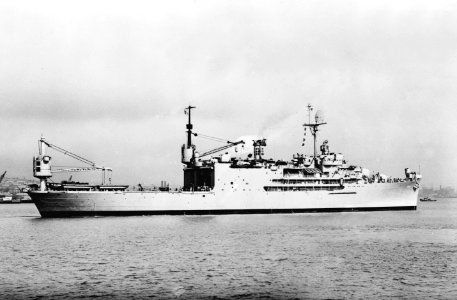 USS Salisbury Sound (AV-13) in June 1953