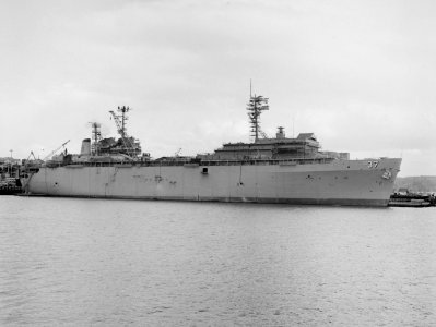USS Samuel Gompers (AD-37) fitting out at the Puget Sound Naval Shipyard on 21 May 1967 (6927489) photo