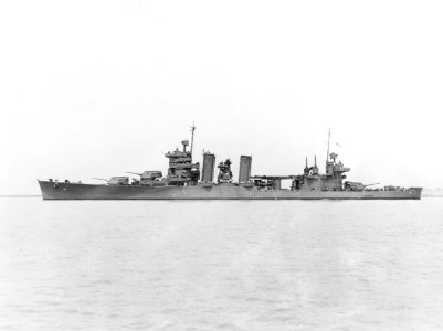 USS San Francisco (CA-38) off the Mare Island Naval Shipyard on 20 May 1942