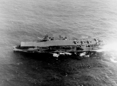 USS San Jacinto (CVL-30) underway on 31 May 1944