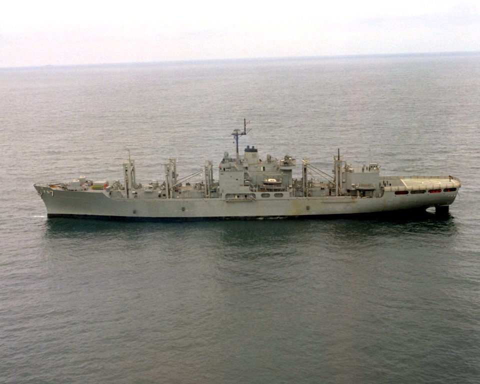 USS San Jose (AFS-7) off San Diego, 1971