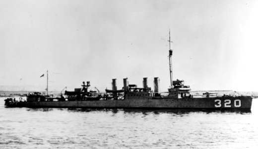 USS Selfridge (DD-320), during the 1920s (NH 67879)
