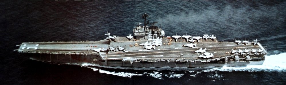 USS Saratoga (CVA-60) underway c1969
