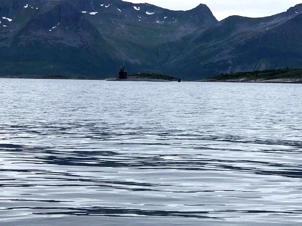 USS Seawolf (SSN 21) off the coast of Tromsø, Norway, 21 August 2020