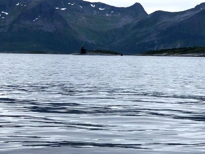 USS Seawolf (SSN 21) off the coast of Tromsø, Norway, 21 August 2020