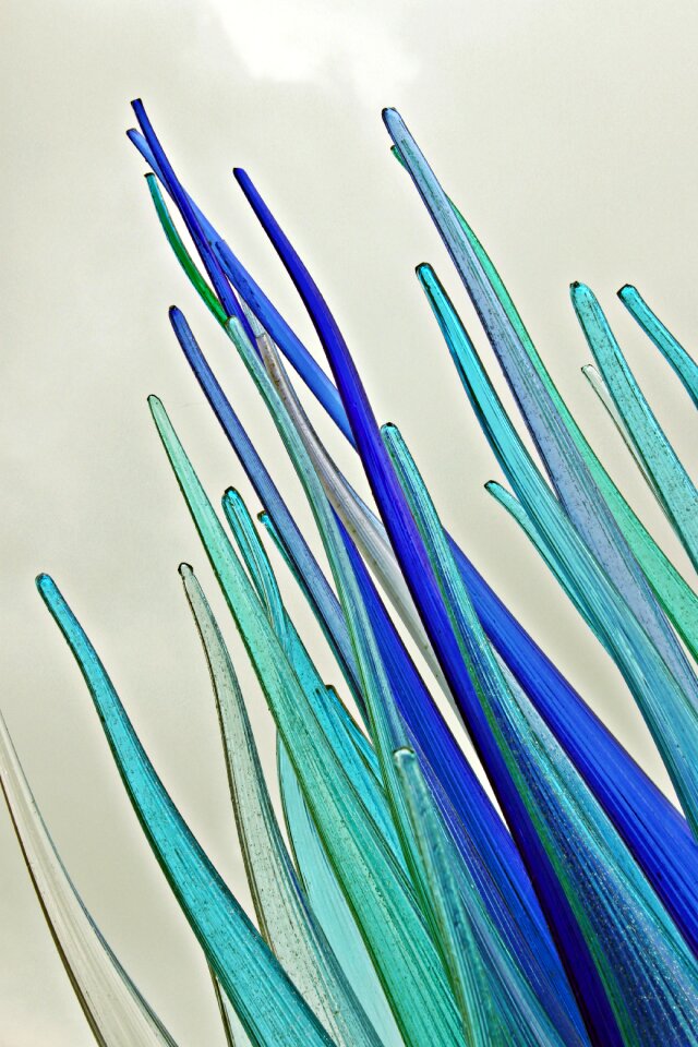 Glass abstract artwork